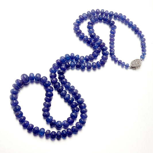 Gump's Signature 5-9mm Tanzanite Graduated Long Necklace