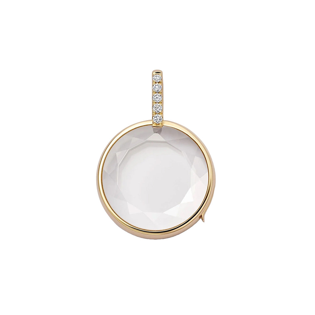 Loquet London Lyra Round Diamond Locket