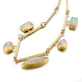 Ethiopian Opal Mixed Shape Necklace
