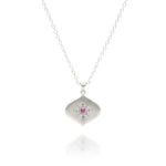 Adel Chefridi Pink Sapphire North Star Pendant Necklace