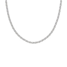 Gump's Signature Men's Silver Flat Link Necklace