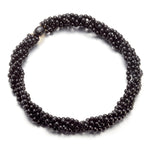 Gump's Signature Black Jade 5-Strand Twist Necklace