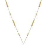 Diamond Bar Deco Necklace