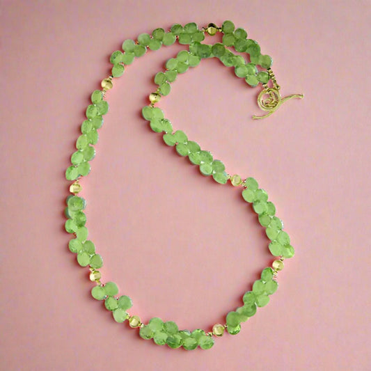 Peridot Briolette Necklace