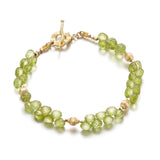 Peridot Briolette Bracelet