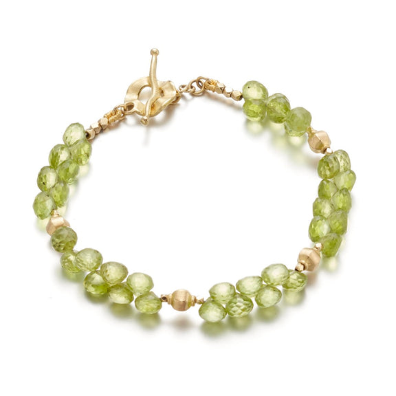 Barbara Heinrich Peridot Briolette Bracelet