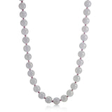 9.9mm Lavender Jade Bead Necklace
