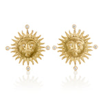 Anthony Lent Sunface Earrings