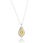 Adel Chefridi Emerald & Diamond Melody Pendant Necklace