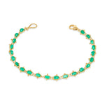 Amáli Emerald Woven Textile Bracelet