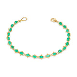 Amáli Emerald Woven Textile Bracelet