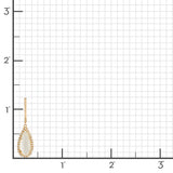 White Orchid Mother-of-Pearl & Diamond Drop Earrings