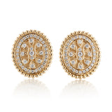 Doves Diamond Byzantine Earrings