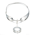 Georg Jensen Torun Rock Crystal Pendant Necklace