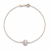 7mm Pink Pearl Single Station Bracelet
