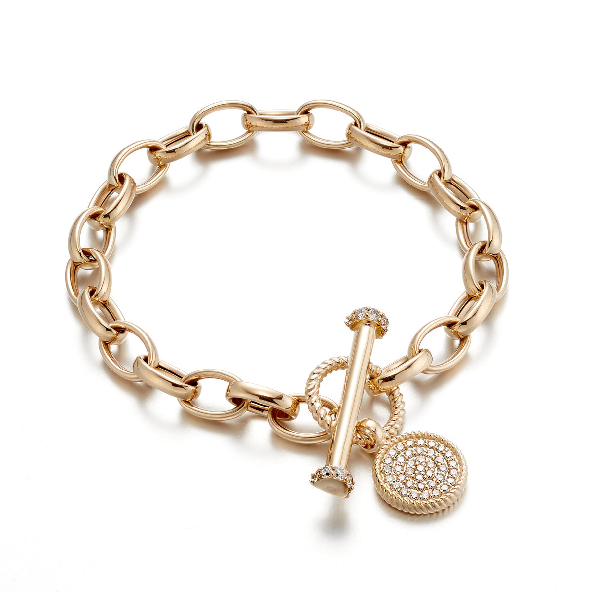 Diamond Charm Bracelet