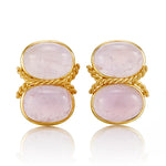 Kunzite Double Rope Earrings