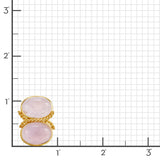 Kunzite Double Rope Earrings