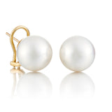 Gump's Signature 14mm White South Sea Pearl Earrings