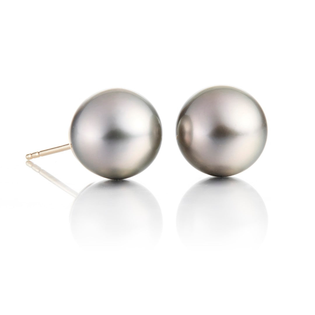 Gump's Signature 12mm Tahitian Pearl Earrings