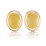 Gump's Signature Peninsula Earrings in Yellow Jade
