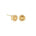 Gump's Signature Asscher-Cut Earrings in Citrine