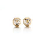 Gump's Signature Asscher-Cut Earrings in White Topaz