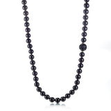 Gump's Signature 10mm Black Jade & Dragon Ball Rope Necklace