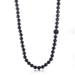 Gump's Signature 10mm Black Jade & Dragon Ball Rope Necklace