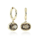 Gump's Signature Smokey Quartz Drop Earrings
