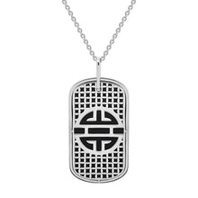 Gump's Signature Men's Shou Dog Tag Pendant Necklace