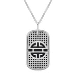 Gump's Signature Men's Shou Dog Tag Pendant Necklace