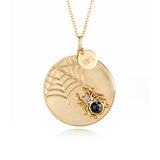 Spider Web Pendant Necklace