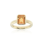 Gump's Signature Citrine Bezel-Set Ring