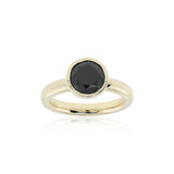 Gump's Signature Black Jade Bezel-Set Ring