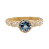 Aquamarine & Diamond Lucas Ring