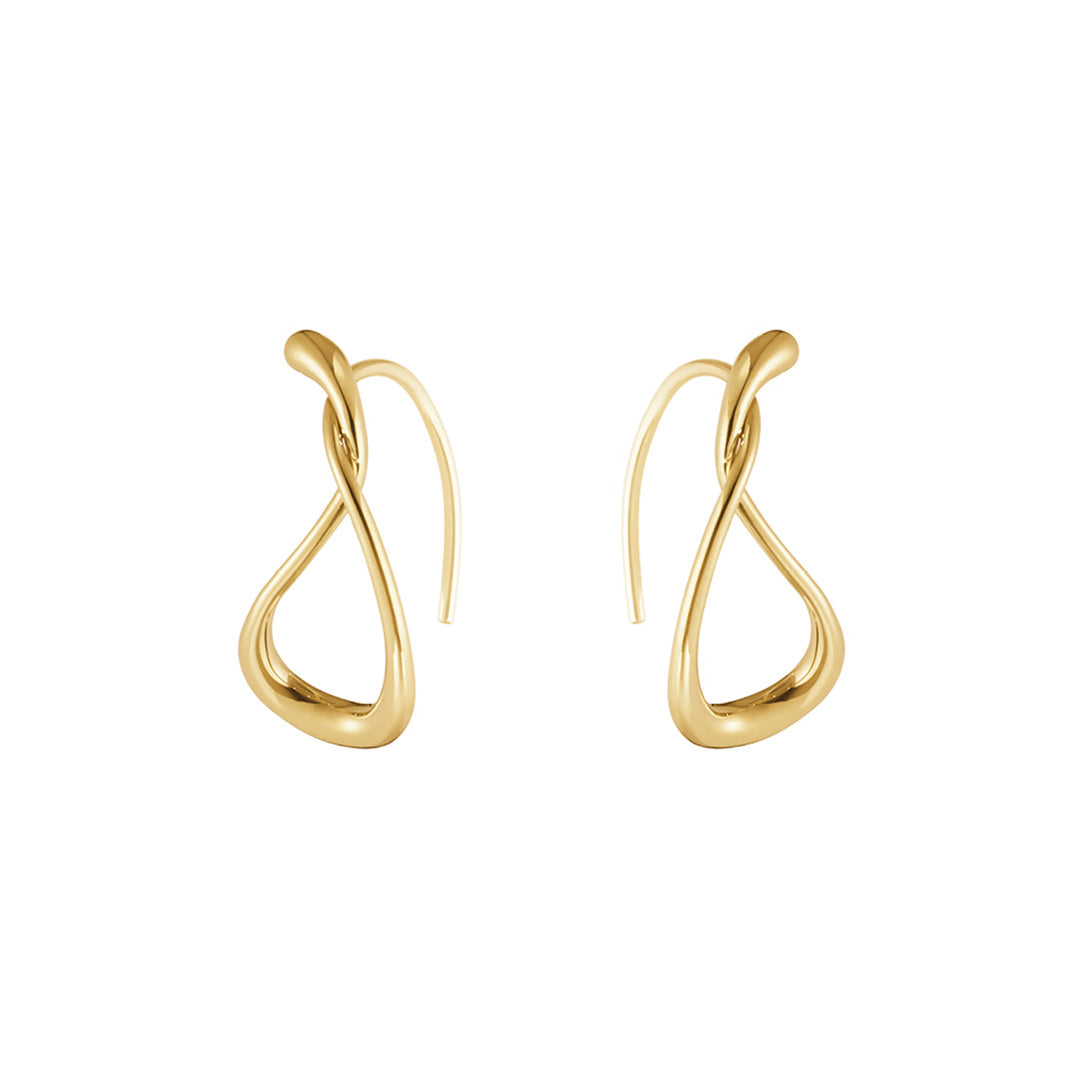 Georg Jensen Gold Mercy Earhoops