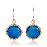 Amáli Carved Joyful Moon Earrings