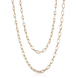 Oval Link Long Necklace