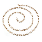 Oval Link Long Necklace