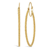 Large Stardust Hoop Earrings