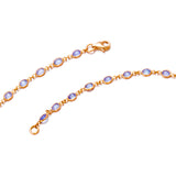 Tanzanite Bezel-Set Necklace