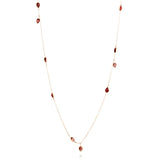 Garnet Long Necklace