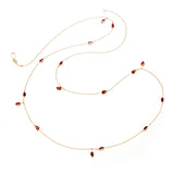 Kothari Garnet Long Necklace