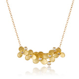 Trillium Cluster Bar Pendant Necklace