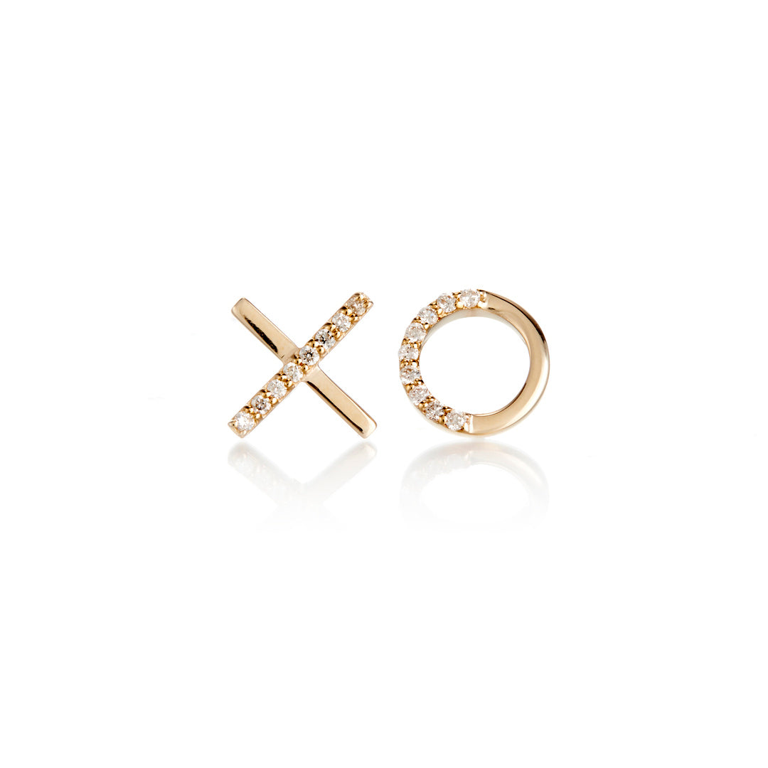 Diamond XO Love Earrings