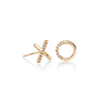Melissa Joy Manning Diamond XO Love Earrings