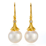 Pearl & Diamond Flora Belle Earrings