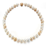Gump's Signature 11-14mm Baroque White & Gold South Sea Pearl Necklace