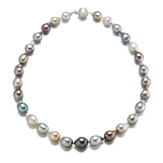 Gump's Signature Baroque Silver Tahitian Pearl Necklace